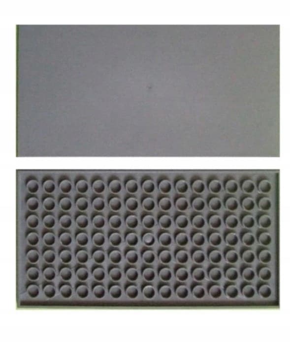 033e5. LEGO smooth tile 48288 90498 1 piece, dark grey
