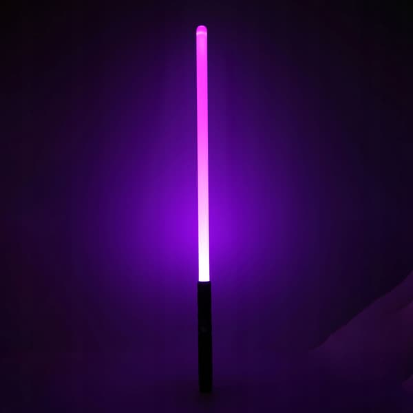 Metal-handled Mini LED light sword, 7 colours, sound-changing, light-up MY