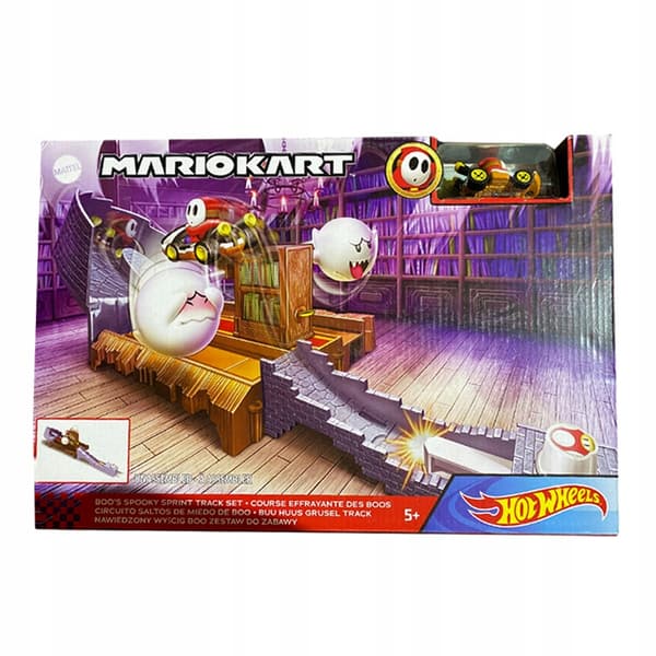 Hot Wheels Mario Kart Track: Boo’s Haunted Library