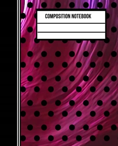 Classic poker dots composition notebook: composition notebooks – the classics