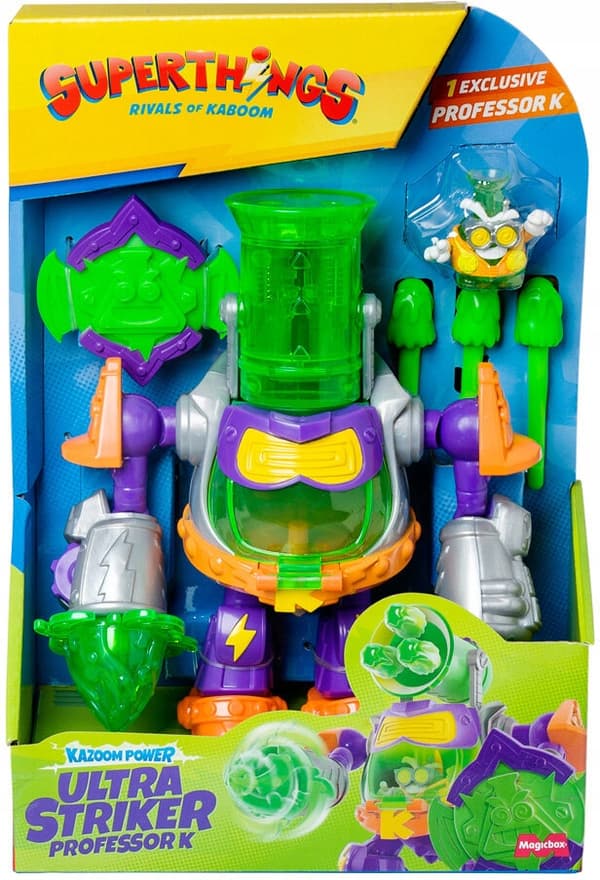 Ultra Striker Robot Professor K SUPERTHINGS Kazoom Power Mission Set