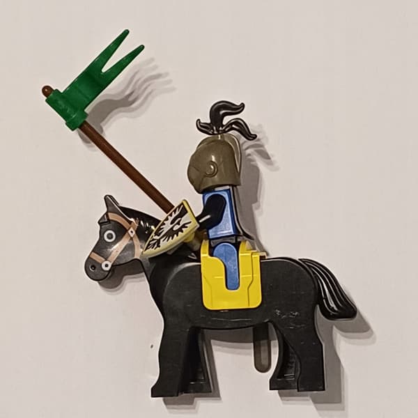 Lego Knight on Horseback