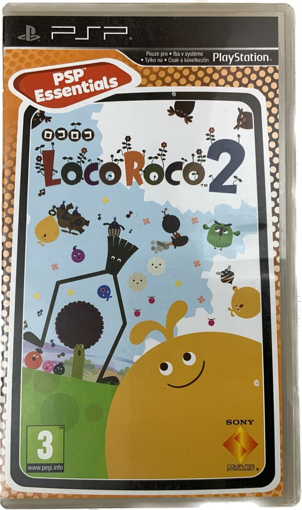 LOCOROCO 2 – disc in very good+ condition, complete set with Polish PSP version