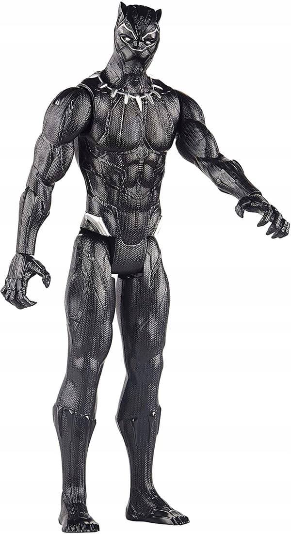TITAN HERO BLACK PANTHER Articulated Figure, 30cm, E7876