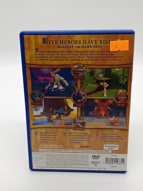 SPYRO HERO'S TAIL PlayStation 2 (PS2) boxed version