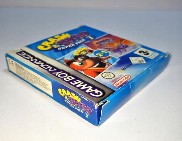 CRASH & SPYRO SUPER PACK VOL 1 3XA GAME BOY ADVANCE