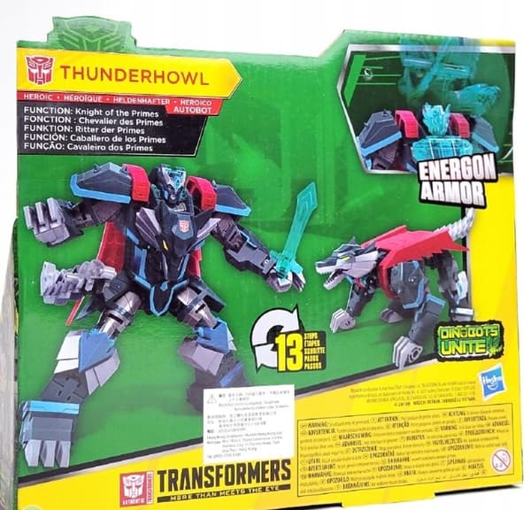 Transformers THUNDERHOWL 13-Step Wolf CYBERVERSE ADVENTURES HASBRO