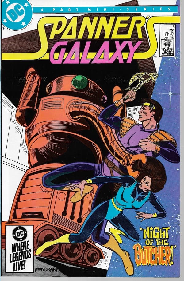 DC Spanner’s Galaxy Comics 1–6/1985 (in English) – Complete Set