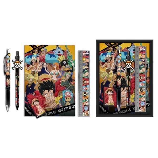 Licensed One Piece School Stationery Set – 5-Piece Premium Set