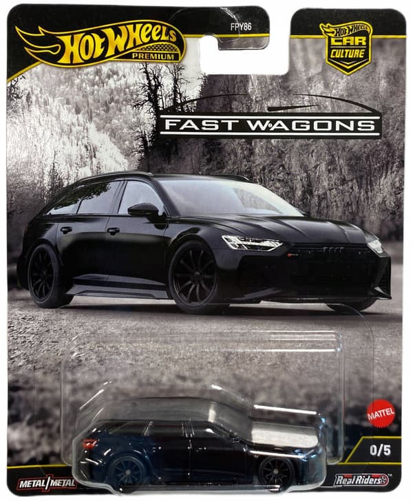 Hot Wheels Premium AUDI RS 6 AVANT 0/5 CHASE + PROTECTOR