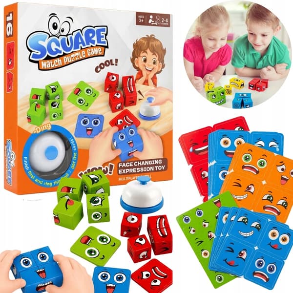 ARCOURSE LOGIC GAME: SMILIES, DICE, EMOTIONS, PUZZLE-SOLVING