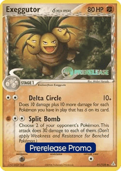 Pokemon Exeggutor δ Delta Species