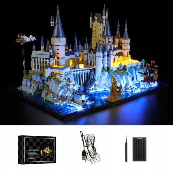 Lighting set for LEGO Hogwarts Castle and Grounds 76419 (LEGO not included)