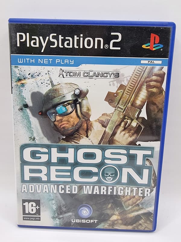 GHOST RECON ADVANCED WARFIGHTER POLISH PS2 FIRST EDITION IN PERFECT CONDITION