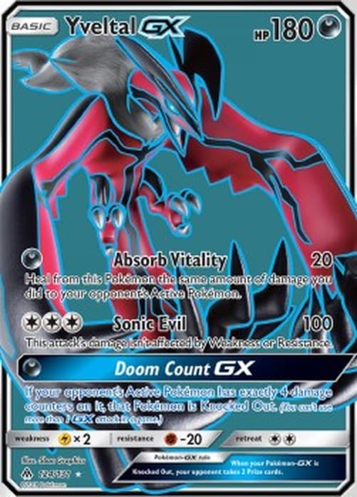 Pokemon Yveltal GX