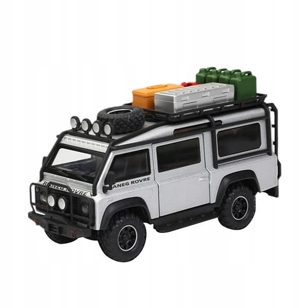 1:32 Scale Diecast Car – Highly Detailed Portable Pull-Back Toy Model in silver