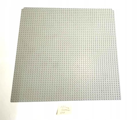 109x1b. LEGO 4186 thin 48x48 tile, thin grey (old US), DAMAGED