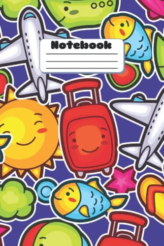 Cute Kawaii Holiday Notebook with no lines: A well-designed Japanese-style notebook