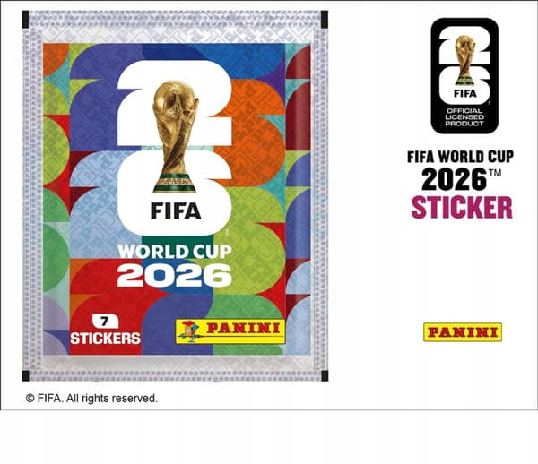 FIFA WORLD CUP 2026 Stickers: 10 packets = 70 WORLD CUP STICKERS
