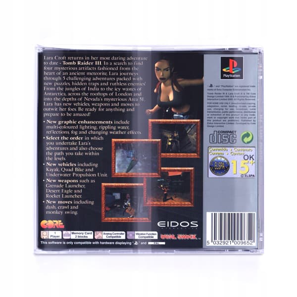 Tomb Raider III (Platinum) | PS1/PSX | ENG