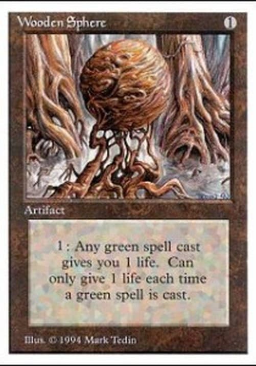 Magic: The Gathering Wooden Sphere