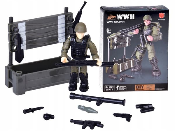 BUILDING BLOCKS: SOLDIER FIGURINE – BUILD-YOUR-OWN MODEL