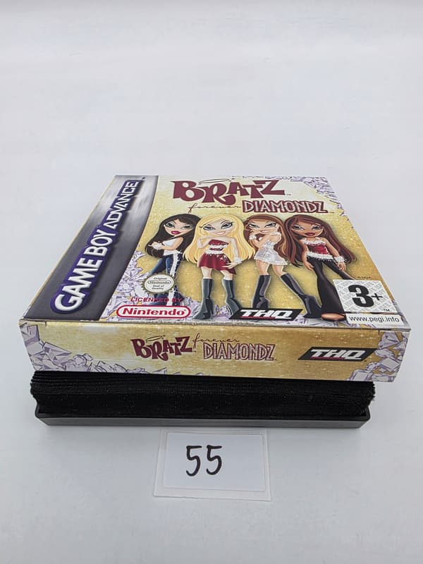 GAME BOY ADVANCE BRATZ DIAMONDZ ORIGINAL CARTON BOX