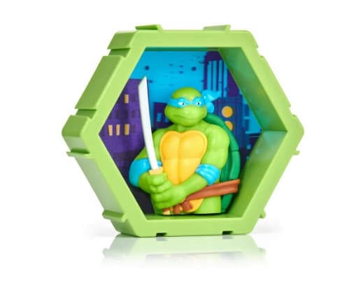 WOW! PODS – 4D Ninja Turtles Leonardo, Unique Connectable Collectable Bobbl
