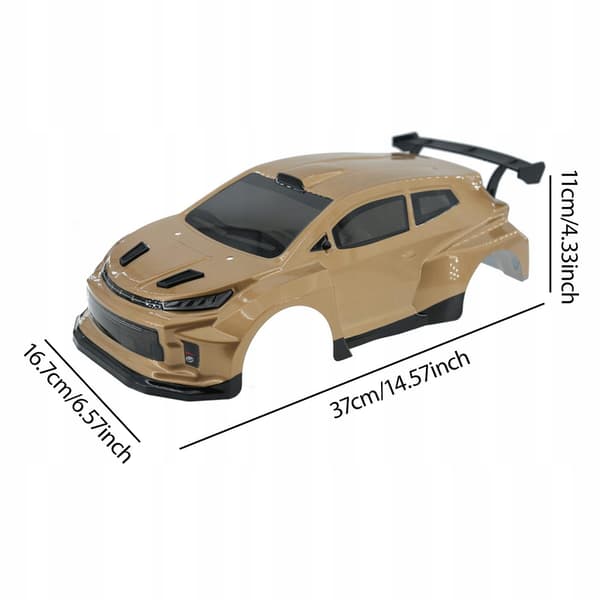 DIY RC Vehicle Body Shell – Improved PVC Replacement for SY1204 Tan Models