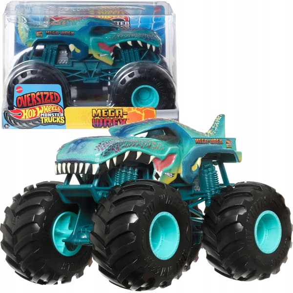 HOT WHEELS OVERSIZED MONSTER TRUCKS MEGA WREX 21 CM 1:24