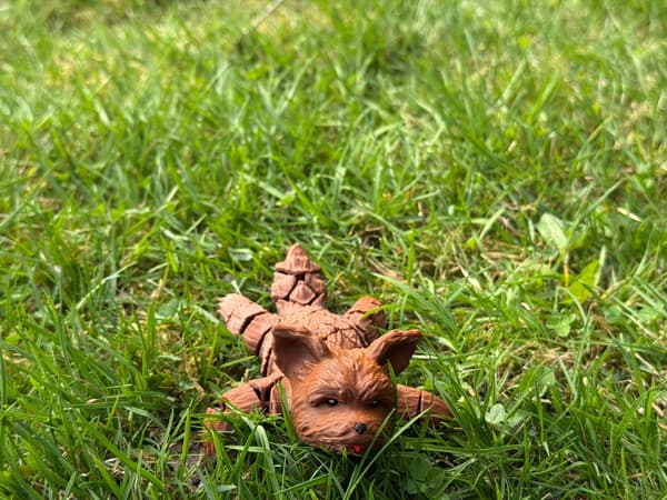 Yorkie 3D dog – segmented, movable figurine, charming ornament