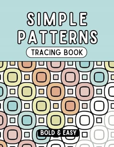 Press, Silhouette Simple Patterns Tracing Book: Bold and Easy