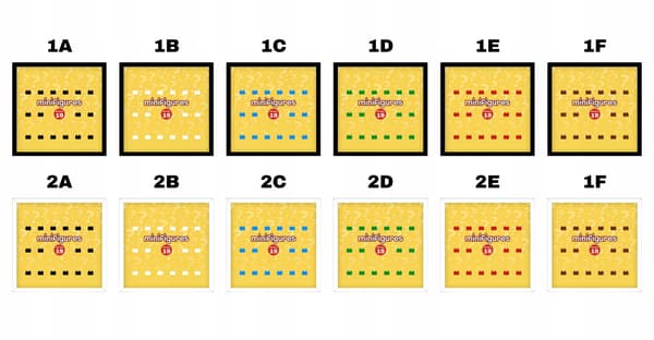 Personalised LEGO Minifigure Display Frame 71025, Series 19