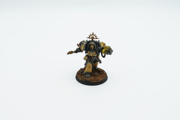 Warhammer 40k Space Marines Librarian Chaplain – converted plastic miniature