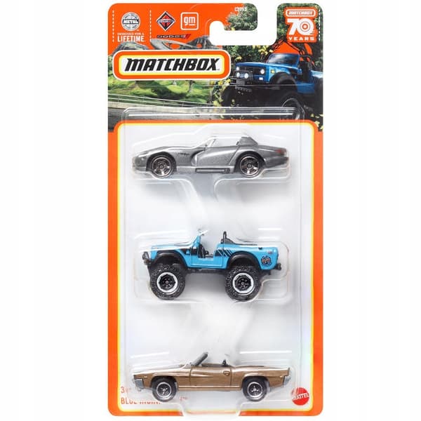English Matchbox 3-pack