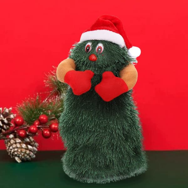 Singing, electric, long-lasting, dancing Christmas tree toy – small size