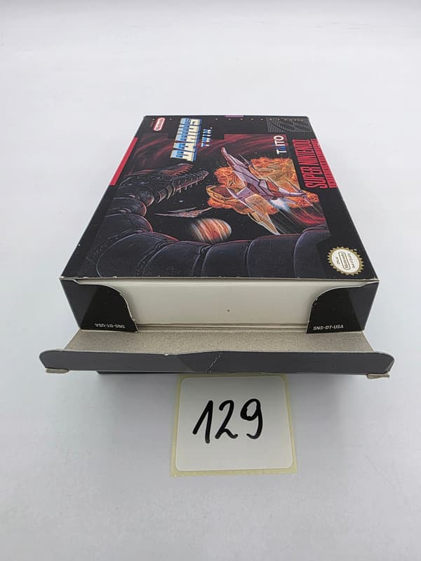 NINTENDO SNES DARIUS TWIN NTSC VERSION ORIGINAL CARDBOARD BOX