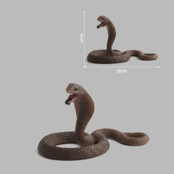 scare toy – artificial snake, 4 models
