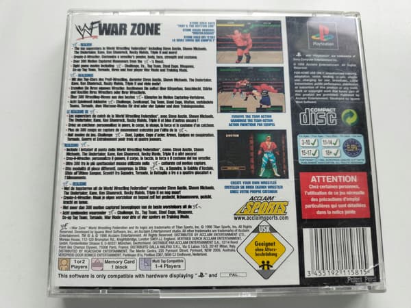 WWF WARZONE PSX PS1 ENG