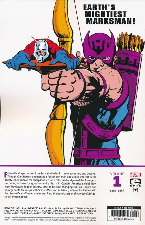 Hawkeye Epic Collection: The Avenging Archer Lee