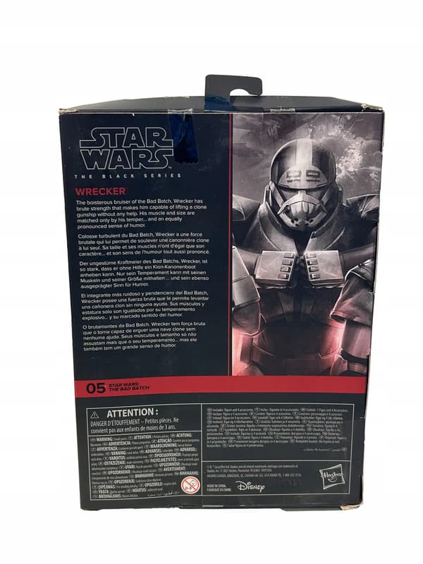 G147 HASBRO STAR WARS BLACK SERIES THE BAD BATCH WRECKER 6''