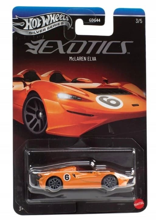 HOT WHEELS Silver Series EXOTICS 5-car set JKX76-80