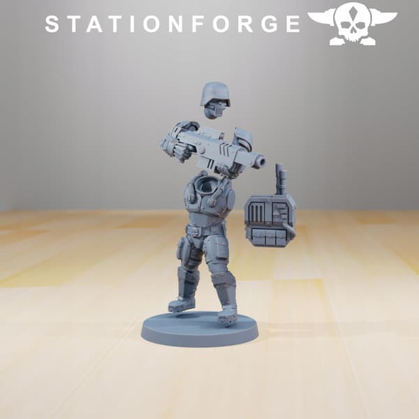 National Guard – Infantry (5 figures) – Station Forge