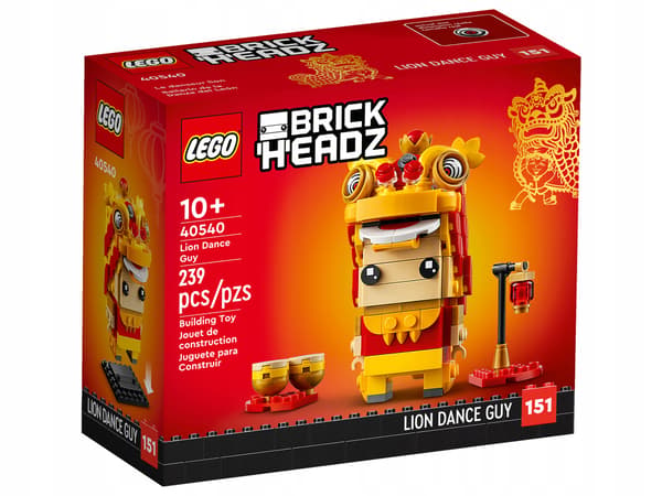 LEGO 40540 BrickHeadz Boy Performing the Lion Dance