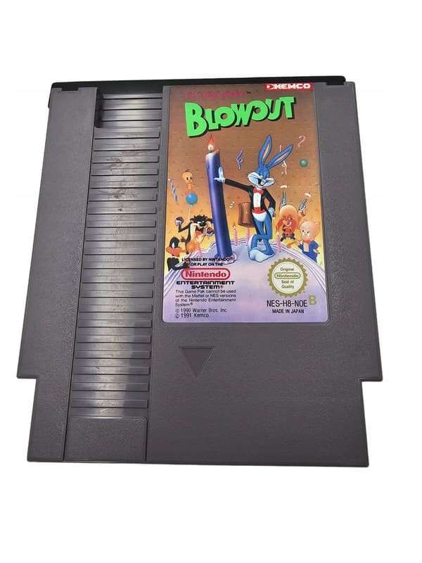 NINTENDO NES THE BUGZ BUNNY BLOWOUT ORIGINAL