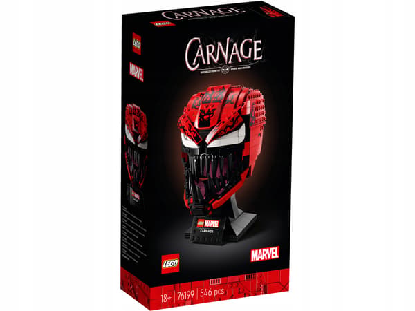 Lego Super Heroes Carnage set, 546 pieces ((((dented box))))