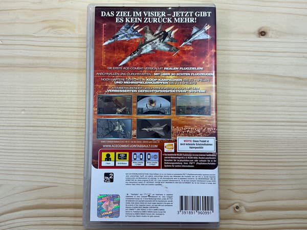 ACE COMBAT JOINT ASSAULT – PSP game disc in very good+ condition, complete set