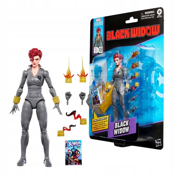 Marvel Legends Black Widow Action Figure (15 cm) by Hasbro, with accessories