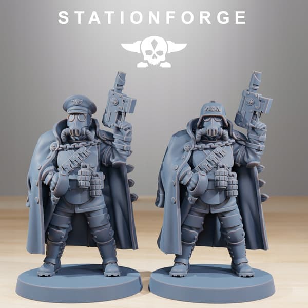 GrimGuard Ironclads x5 – Station Forge – 3D-utskrift