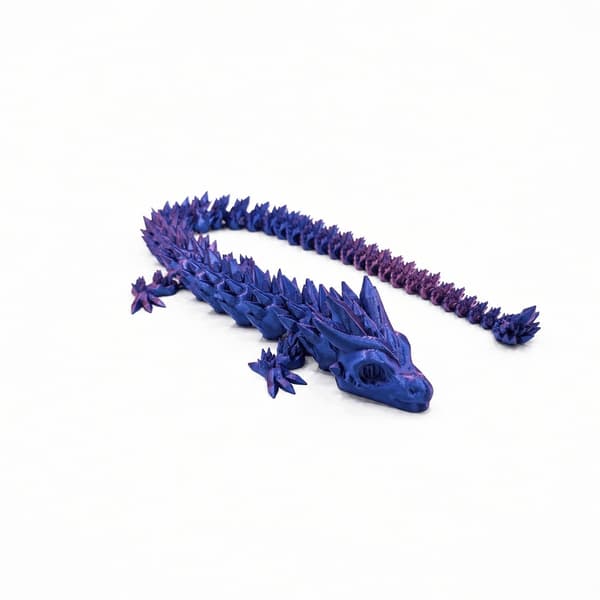 Large Flexi Dragon – Articulated 3D Dragon – 3D-printed – Gift – Colours
